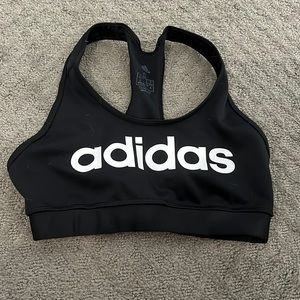 Adidas black sports bra size SMALL